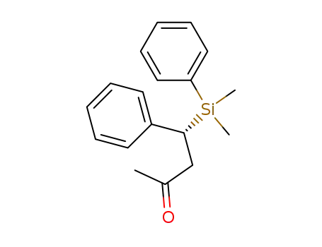 2-Butanone, 4-(dimethylphenylsilyl)-4-phenyl-, (R)-