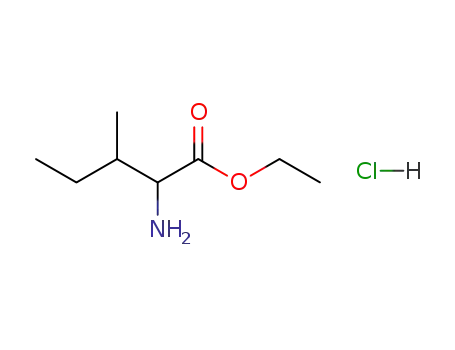 Molecular Structure of 61299-10-3 (Isoleucine, ethyl ester, hydrochloride)