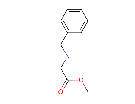 Molecular Structure of 1245604-64-1 (methyl 2-[N-(2-iodobenzyl)amino]acetate)