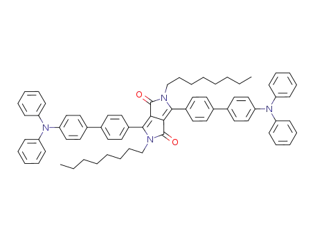3,6-bis-[(4'-diphenylamino)biphenyl-4-yl]-2,5-dioctylpyrrolo[3,4-c]pyrrole-1,4-dione