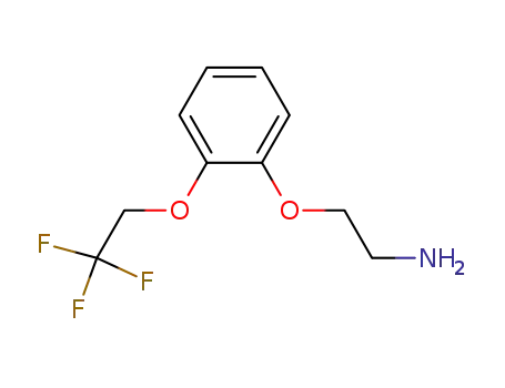 Molecular Structure of 751476-91-2 (2-[2-(2,2,2-Trifluoroethoxy)phenoxy]ethanamine)