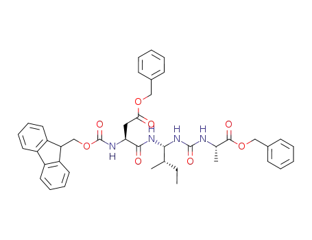 Molecular Structure of 1228178-51-5 (Fmoc-Asp(Bzl)-Ile-ψ(NH-CO-NH)-Ala-OBzl)