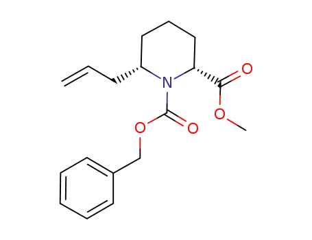 methyl (6S)-allyl-N-benzyloxycarbonyl-D-pipecolinate