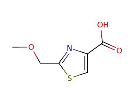 Molecular Structure of 1086380-07-5 (2-(METHOXYMETHYL)-1,3-THIAZOLE-4-CARBOXYLIC ACID)