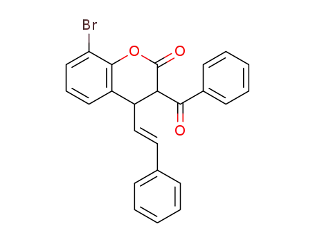 (E)-3-benzoyl-8-bromo-4-styrylchroman-2-one