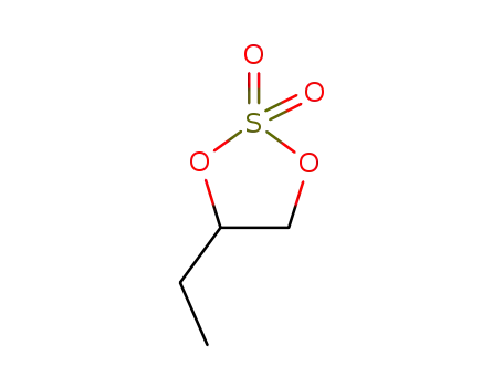 Molecular Structure of 124535-97-3 (1,3,2-Dioxathiolane, 4-ethyl-, 2,2-dioxide)