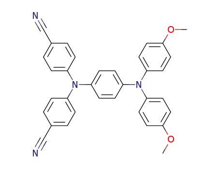 N,N-bis(4-cyanophenyl)-N',N'-di(4-methoxyphenyl)-1,4-phenylenediamine