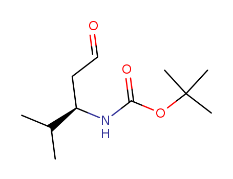 Carbamic acid, [(1S)-2-methyl-1-(2-oxoethyl)propyl]-, 1,1-dimethylethyl ester