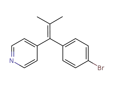 4-(1-(4-bromophenyl)-2-methylprop-1-enyl)pyridine