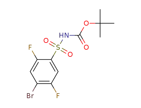 tert-butyl 4-bromo-2,5-difluorophenylsulfonylcarbamate