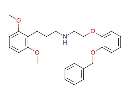 Molecular Structure of 1255187-83-7 (N-(2-(2-(benzyloxy)phenoxy)ethyl)-3-(2,6-dimethoxyphenyl)propan-1-amine)