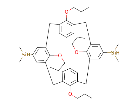 5,17-bis(dimethylsilyl)-25,26,27,28-tetra propoxy calix[4]arene
