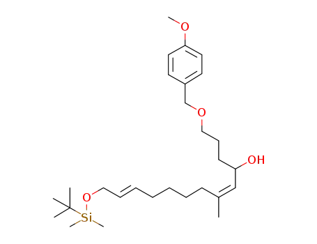 (2E,8Z)-13-(4-methoxyphenylmethoxy)-8-methyl-1-[(1,1-dimethylethyl)dimethylsilyloxy]trideca-2,8-dien-10-ol
