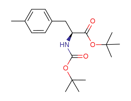 Molecular Structure of 1222084-48-1 (3-(4-methylphenyl)-2-L-tert-butoxycarbonylaminopropionic acid tert-butyl ester)