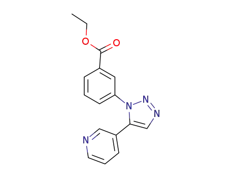 ethyl 3-[5-(pyridin-3-yl)-1H-1,2,3-triazol-1-yl]benzoate