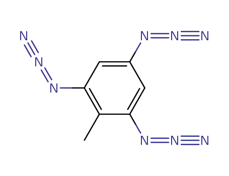 Molecular Structure of 1189124-31-9 (2,4,6-triazidotoluene)