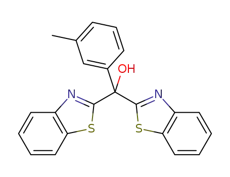 bis(1,3-benzothiazol-2-yl)(3-methylphenyl)methanol