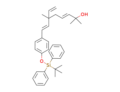 (3E,7E)-8-{4-{[(tert-butyl)diphenylsilyl]oxy}phenyl}-6-ethenyl-2,6-dimethylocta-3,7-dien-2-ol