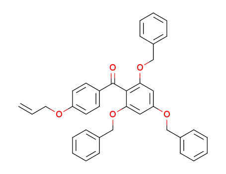 Molecular Structure of 1206883-02-4 (4'-allyloxy-2,4,6-tribenzyloxybenzophenone)