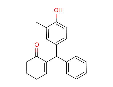 2-((4-hydroxy-3-methylphenyl)(phenyl)methyl)cyclohex-2-enone