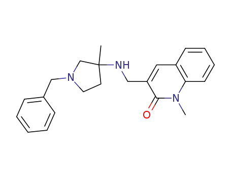 3-{[(1-benzyl-3-methylpyrrolidin-3-yl)amino]methyl}-1-methylquinolin-2(1H)-one