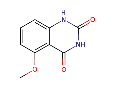 Molecular Structure of 61948-86-5 (2,4(1H,3H)-Quinazolinedione, 5-methoxy-)