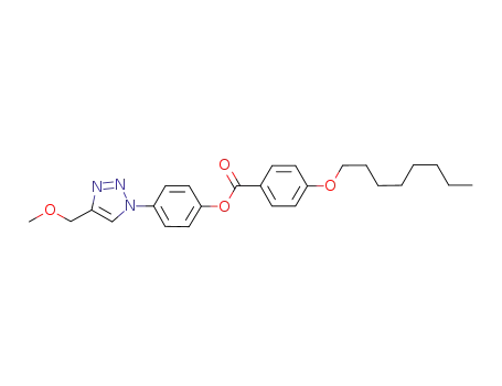 4-[4-(methoxymethyl)-1H-[1,2,3]-triazole-1-yl]phenyl 4-octyloxybenzoate