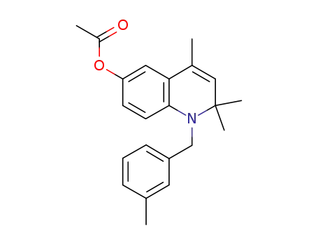 1-(3-methylbenzyl)-1,2-dihydro-2,2,4-trimethylquinolin-6-yl acetate