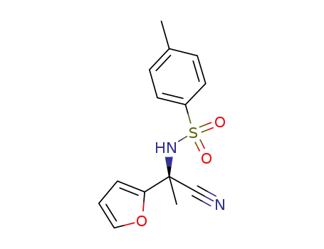2-(2-furyl)-2-(tosylamino)propanenitrile
