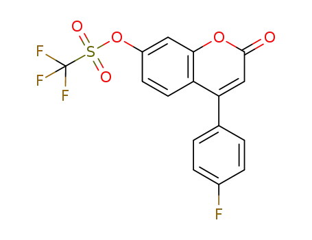 4-(4-fluorophenyl)-2-oxo-2H-chromen-7-yl trifluoromethanesulfonate