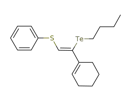 (Z)-1-butyltelluro-1-cyclohexenyl-2-phenylthio ethene