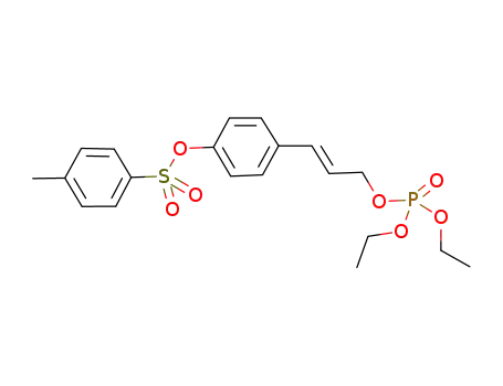 (E)-4-(3-((diethoxyphosphoryl)oxy)prop-1-en-1-yl)phenyl 4-methylbenzene sulfonate