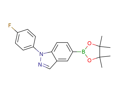 1-(4-fluorophenyl)-5-(4,4,5,5-tetramethyl-1,3,2-dioxaborolan-2-yl)-1H-indazole