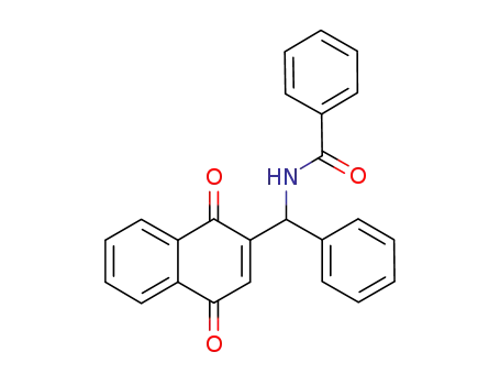 2-[N-benzoyl-1-(aminobenzyl)]-1,4-naphthoquinone
