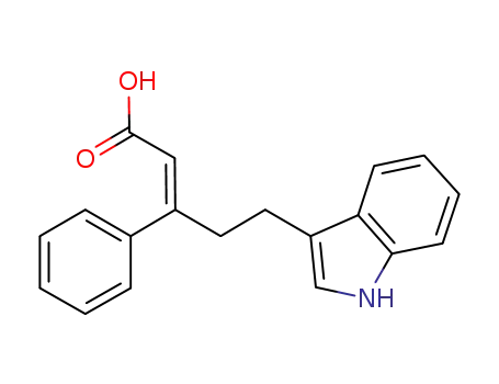 (Z)-5-(1H-indol-3-yl)-3-phenylpent-2-enoic acid