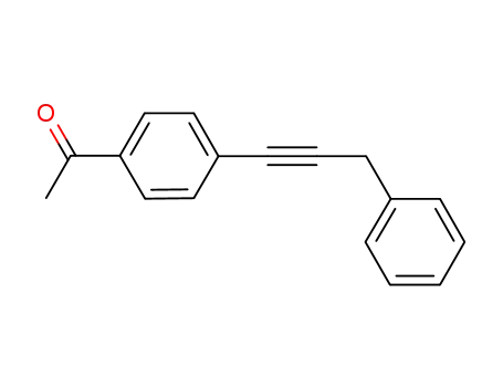 1-(4-(3-phenylprop-1-ynyl)phenyl)ethanone