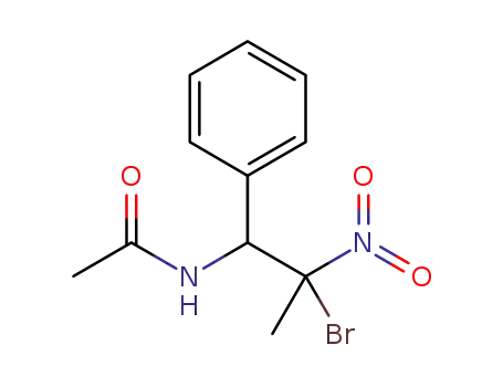 Molecular Structure of 1215288-71-3 (1-acetylamino-2-bromo-1-phenyl-2-nitropropane)
