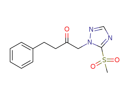 1-(5-methylsulfonyl-1H-1,2,4-triazol-1-yl)-4-phenyl-2-butanone