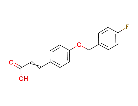 3-[4-[(4-fluorophenyl)methoxy]phenyl]prop-2-enoic Acid