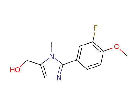 [2-(3-fluoro-4-methoxyphenyl)-1-methyl-1H-imidazol-5-yl]methanol