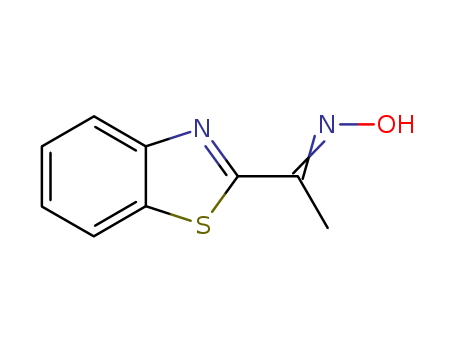 Ethanone, 1-(2-benzothiazolyl)-, oxime (9CI)