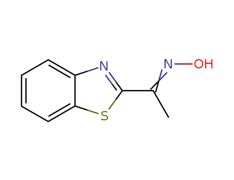Ethanone, 1-(2-benzothiazolyl)-, oxime (9CI)