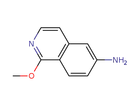 Molecular Structure of 347146-47-8 (1-Methoxyisoquinolin-6-aMine)
