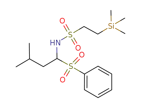 Molecular Structure of 1241834-17-2 (C<sub>16</sub>H<sub>29</sub>NO<sub>4</sub>S<sub>2</sub>Si)