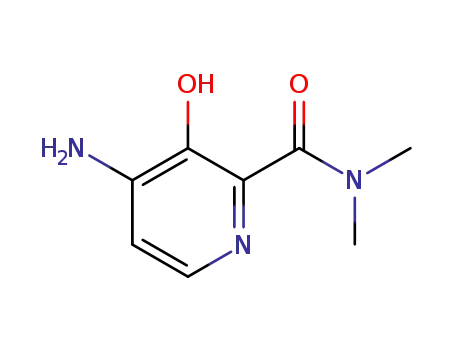 Molecular Structure of 1255917-92-0 (4-amino-3-hydroxy-N,N-dimethylpicolinamide)