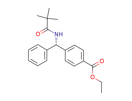 (S)-(+)-N-[(4-ethoxycarbonylphenyl)(phenyl)methyl]pivalamide