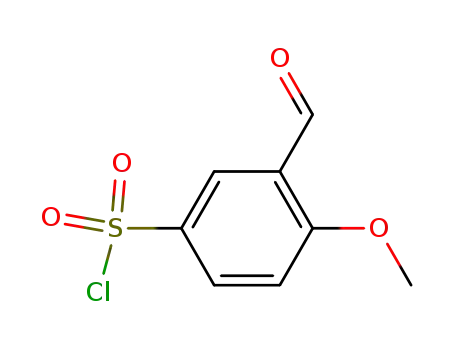 Benzenesulfonyl chloride, 3-formyl-4-methoxy-