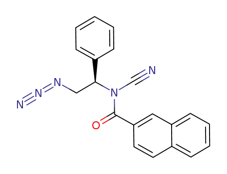 (R)-N-(2-azido-1-phenylethyl)-N-cyano-2-naphthamide