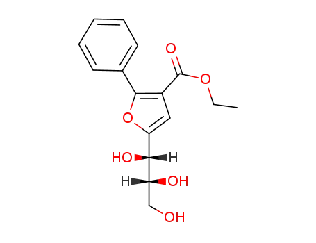 3-Furancarboxylic acid, 2-phenyl-5-[(1S,2R)-1,2,3-trihydroxypropyl]-,
ethyl ester