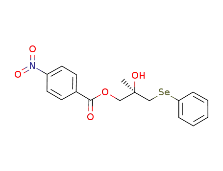 (R)-2-methyl-1-(4-nitrobenzoyl)-3-(phenylselanyl)propan-2-ol